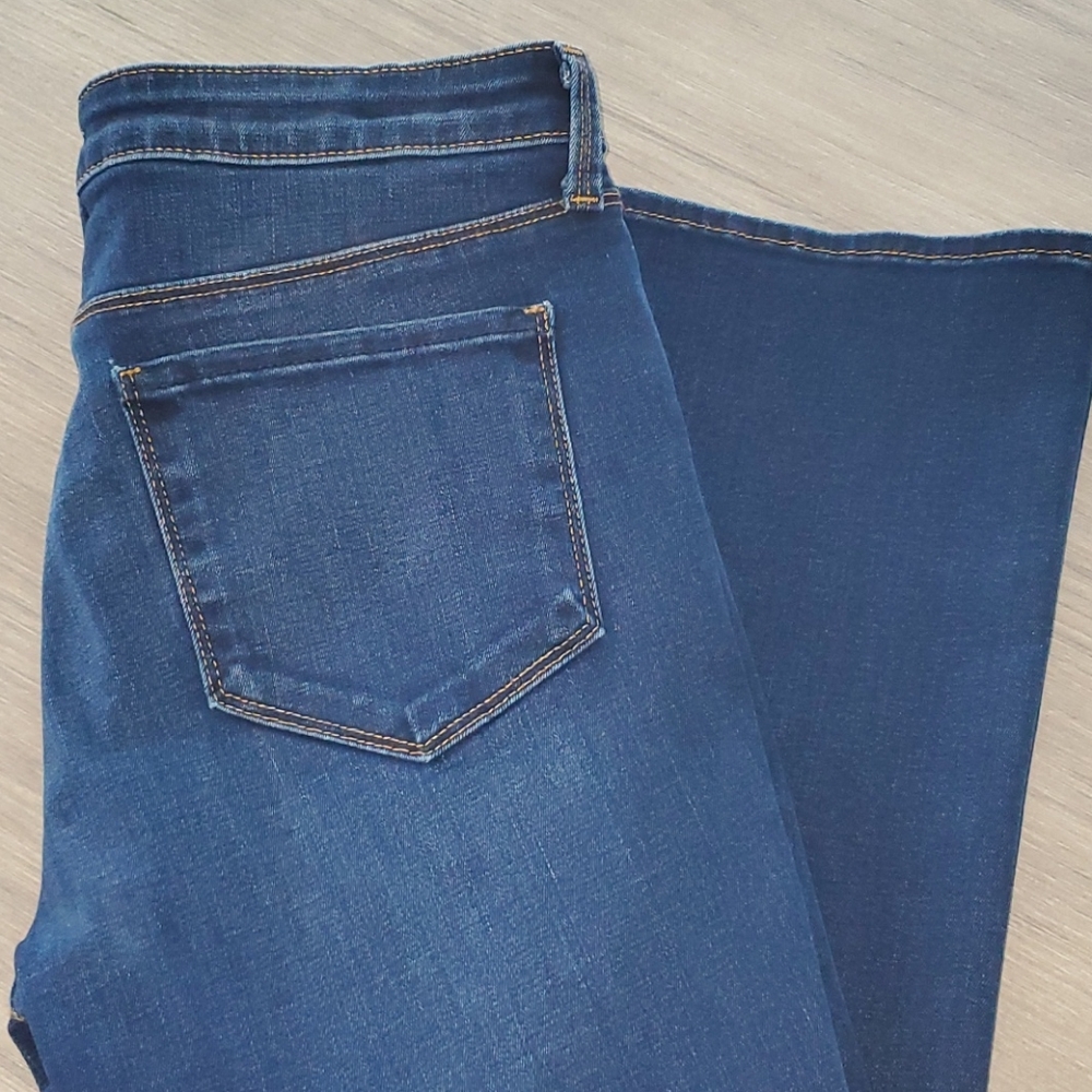 L'Agence demin straight leg cropped 29